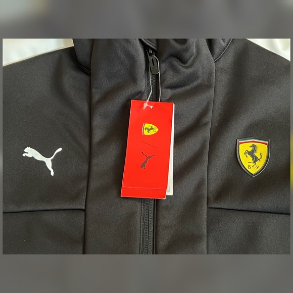 Scuderia Ferrari F1 PUMA Softshell Jacket Black Color Size M - Picture 3 of 13